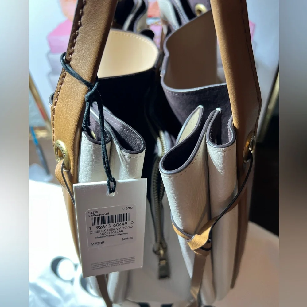 Coach 1941 Harmony Hobo In Colorblock NWT - Picture 15 of 17